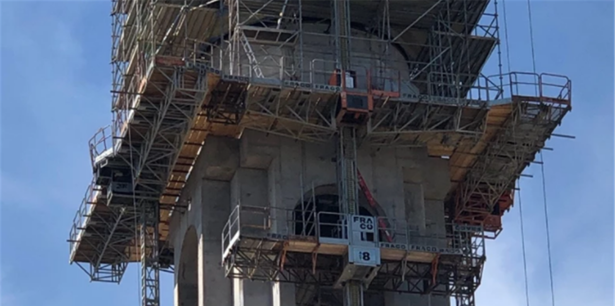 Old Parkland Bell Tower project snags SAIA award - Scaffold & Access