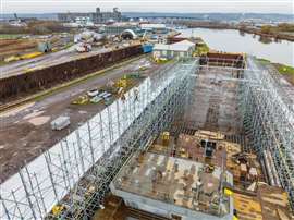 APi National Scaffold supplied state-of-the-art scaffold for a major project at Fraser Shipyards in Superior, Wisconsin