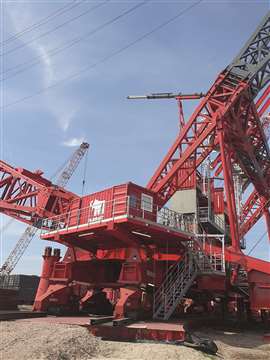 Heavy lift giant Mammoet has assembled and started testing its SK6000 crane which it claims is the world’s strongest land based crane