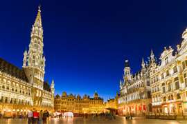 Grote Markt, Brussels, Belgium at night