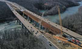 To alleviate congestion along Interstate 95 JMT was contracted to deliver six miles of new southbound lanes and four bridges.